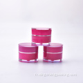 emballage cosmétique 50g 30g pots de Soin rouge Mat Pot de beaute 1oz